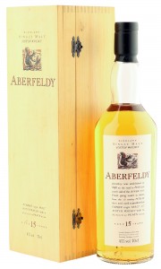 Aberfeldy 15 Year Old, Flora & Fauna Bottling with Wooden Box