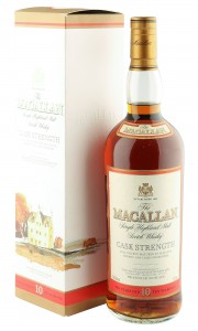 Macallan 10 Year Old, Cask Strength Litre Bottling with Box