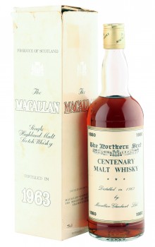 Macallan 1963, The Northern Scot Centenary 1980 Bottling with Box
