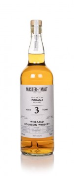 Indiana Wheated Bourbon 3 Year Old 2019 Single Cask (Master of Malt) Bourbon Whisky