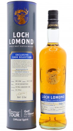 Loch Lomond European Tour - British Masters Single Cask 2006 14 year old