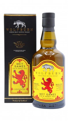 Wolfburn 50th Anniversary Mey Games 2022 Single Malt Scotch 2015 7 year old