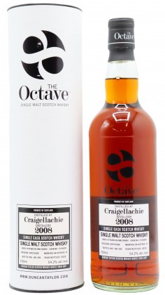 Craigellachie The Octave - Oloroso Sherry Matured 2008 14 year old