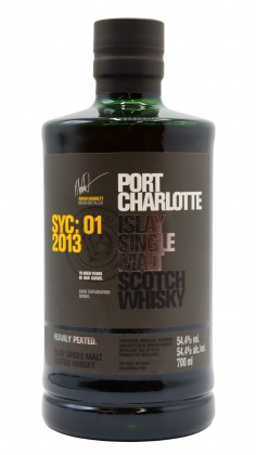 Port Charlotte SYC:01 Heavily Peated Syrah Cask 10 year old