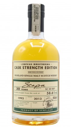 Scapa Chivas Brother Cask Strength Edition 1993 20 year old