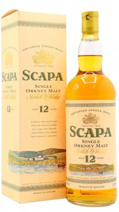 Scapa Single Orkney Malt (1 Litre) (Old Bottling) 12 year old
