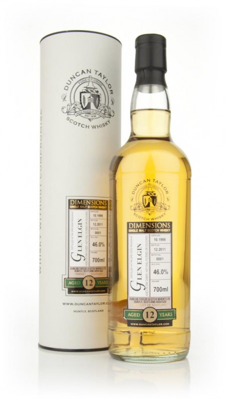 Glen Elgin 12 Year Old 1999 Dimensions Duncan Taylor