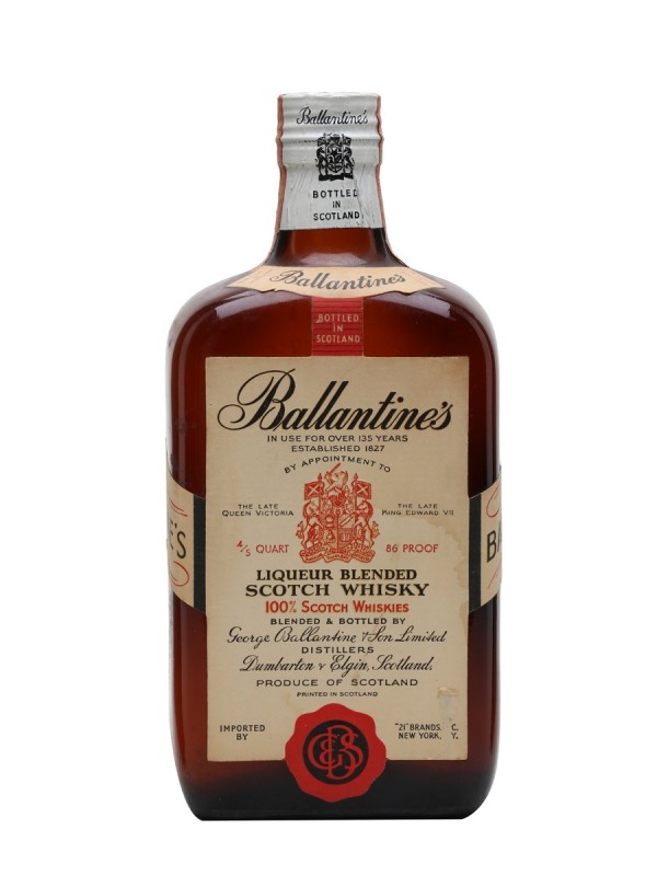 Ballantine's Bottled 1940's