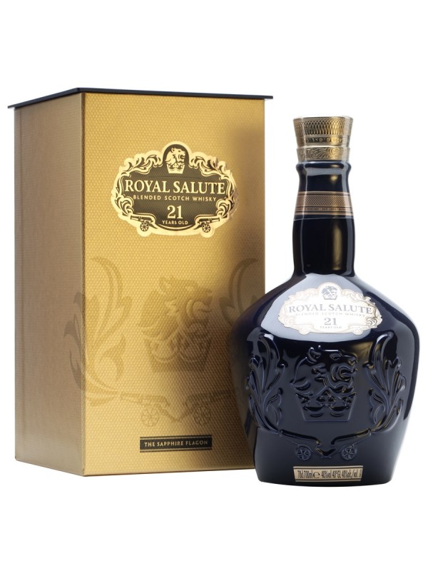Royal Salute 21 Year Old Blue Wade Decanter