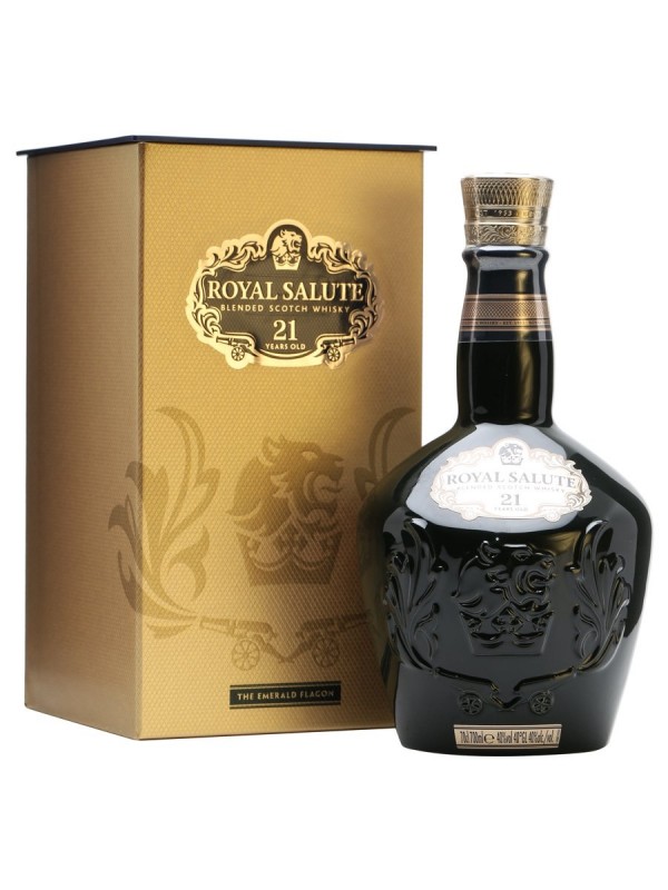 Royal Salute 21 Year Old Green Wade Decanter