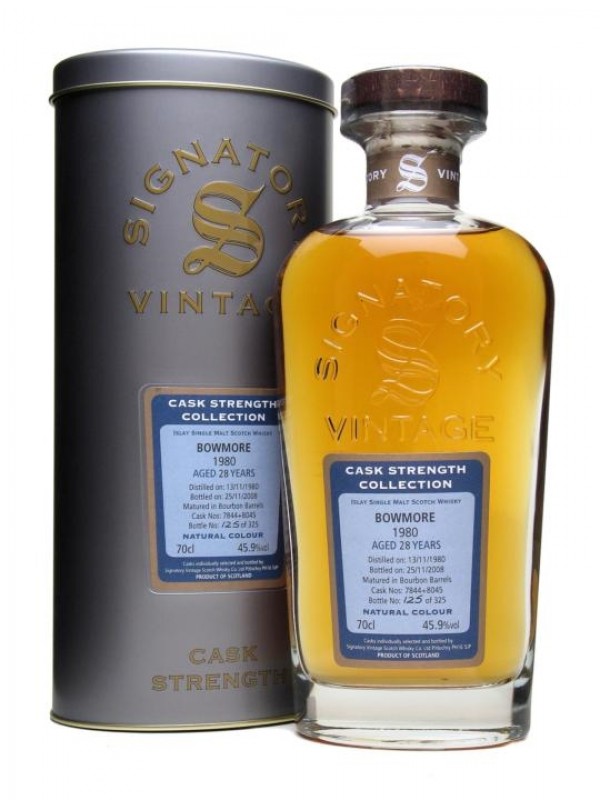 Bowmore 1980 28 Year Old Signatory Cask Strength Collection
