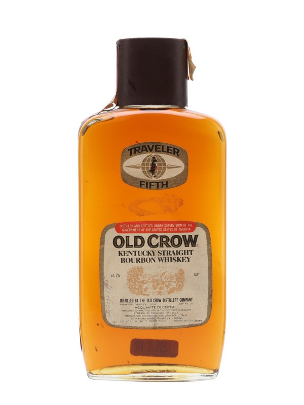 Old Crow Traveler Fifth Bottled 1980s