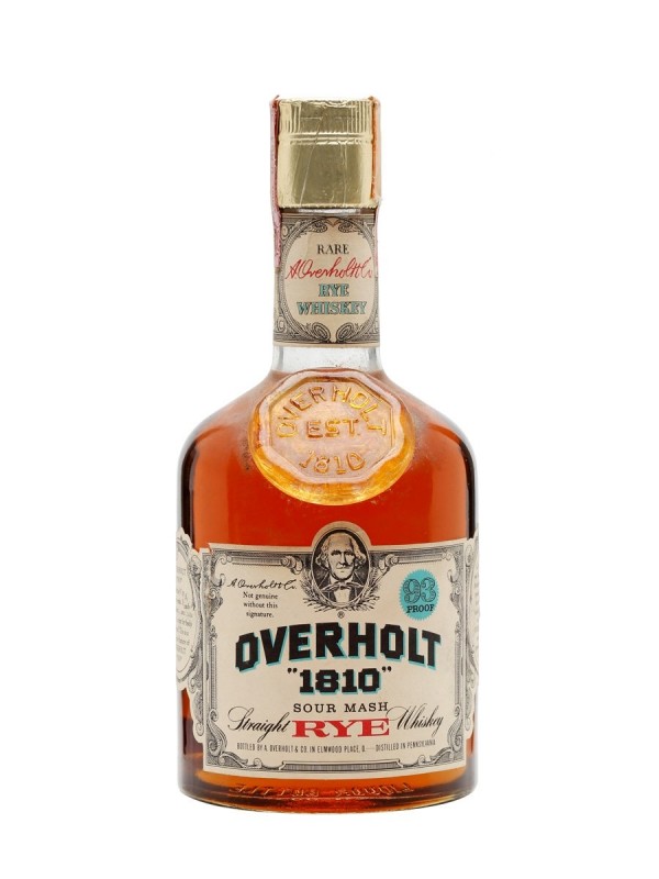 Old Overholt Rye 1810 Bottled 1970s