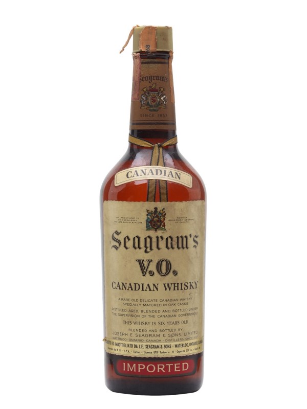 Seagram's VO 6 Year Old Bottled 1960s