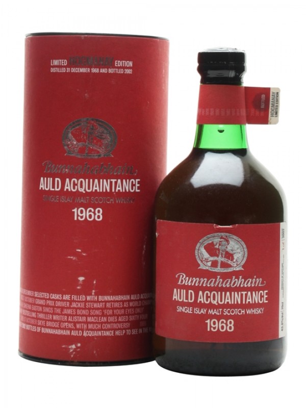 Bunnahabhain 1968 / Auld Acquaintance