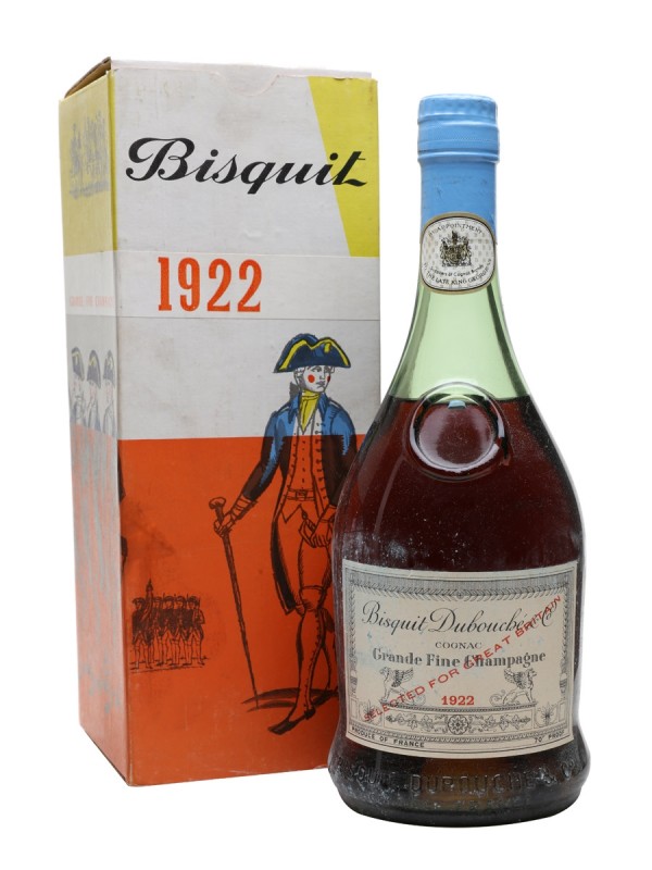 Bisquit Dubouche 1922 Cognac Bottled 1950s