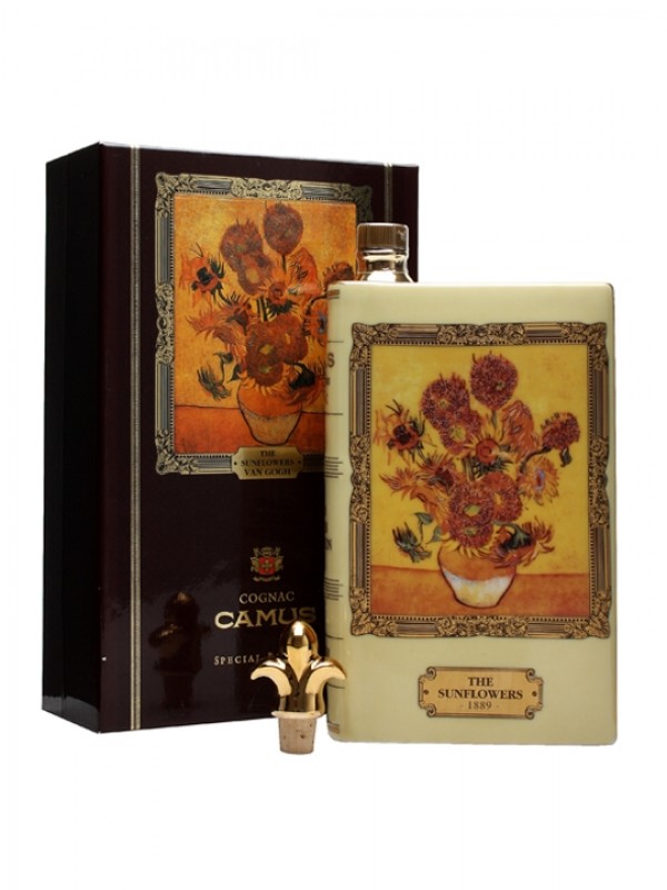 Camus Cognac Book Decanter The Sunflowers