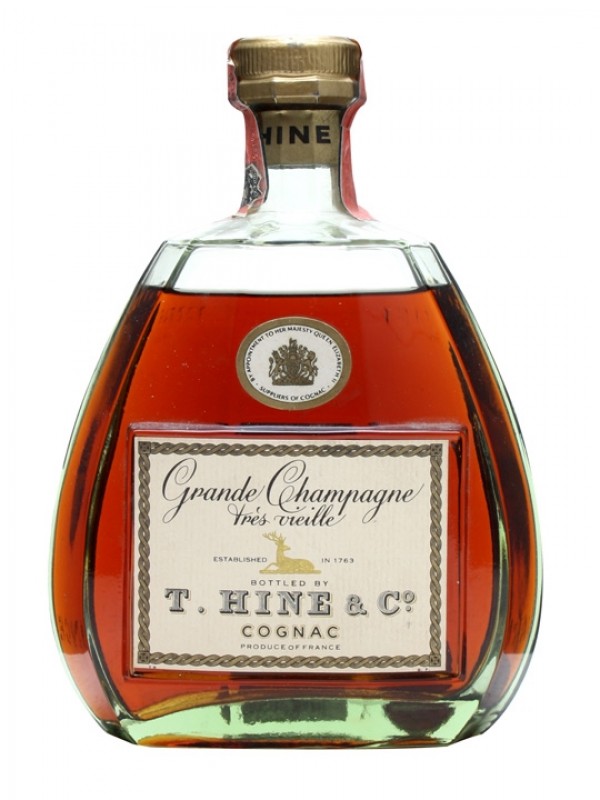 Hine Grande Champagne Tres Vieille Cognac Bottled 1960s