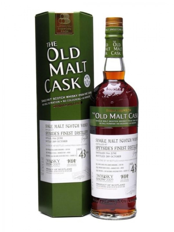 Speyside 1966 43 Year Old Sherry Cask The Whisky Show Douglas Laing Old Malt Cask