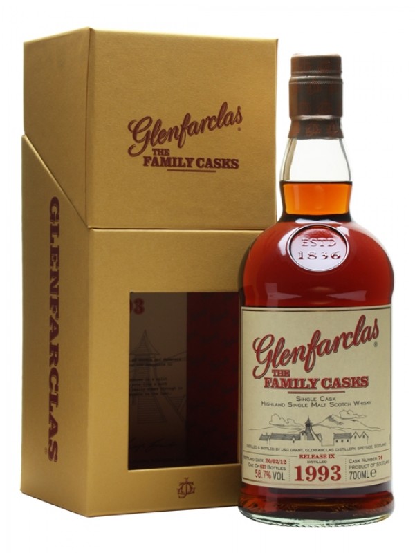 Glenfarclas 1993 Family Casks IX Sherry Butt #74 The Family Casks