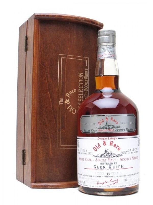 Glen Keith 1971 35 Year Old Rum Finish Douglas Laing Platinum Selection