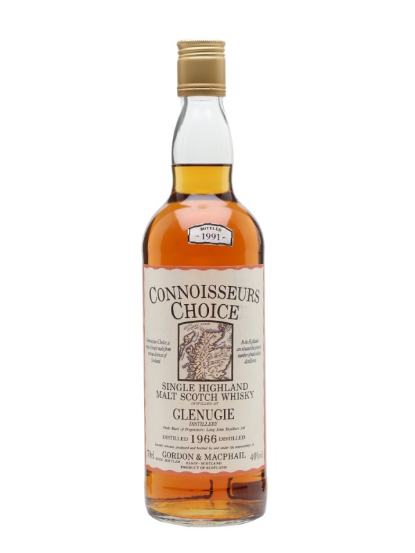 Glenugie 1966 Map Label Connoisseurs Choice Gordon & Macphail