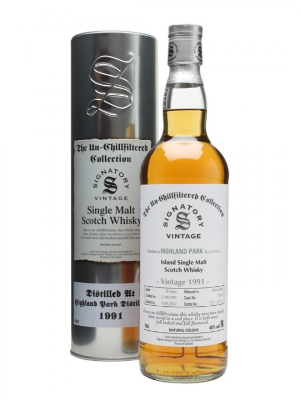Highland Park 1991 20 Year Old Cask #15118 Signatory Un-Chillfiltered Collection