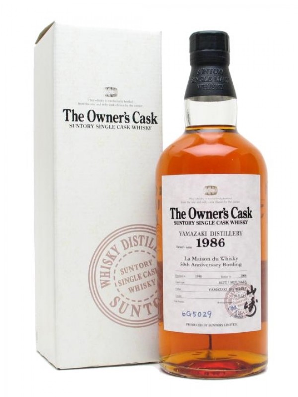 Suntory Yamazaki 1986 The Owner's Cask