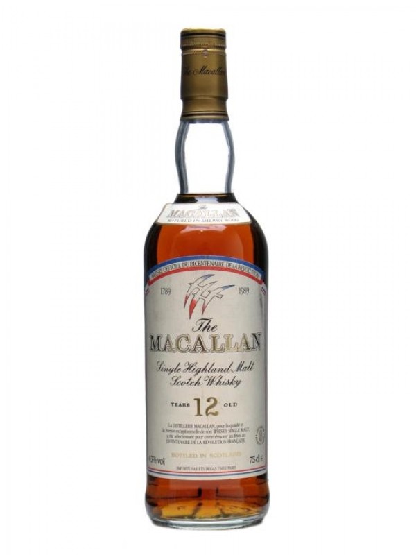 Macallan 12 Year Old Bicentennary French Revolution