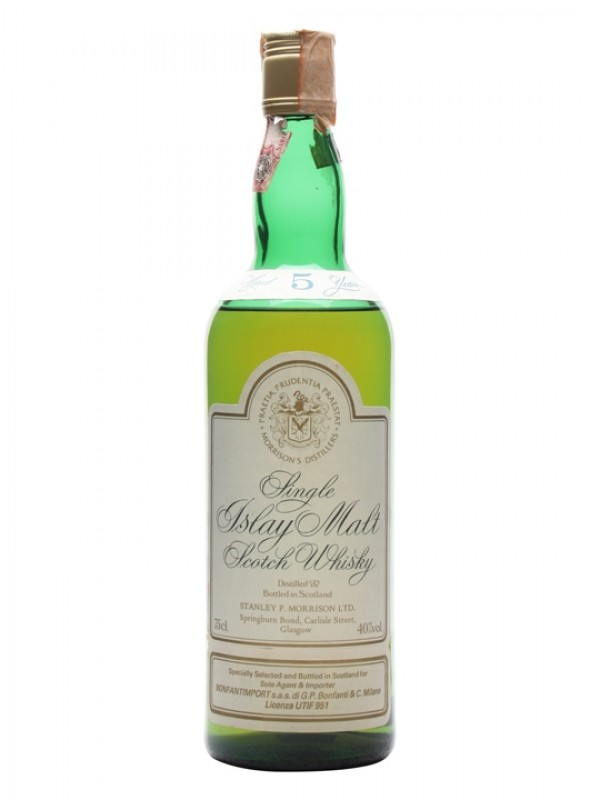 Single Islay Malt Bowmore Morrison Howat Bottled 1980s