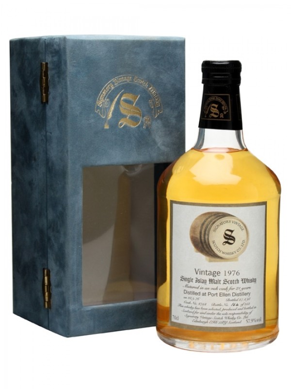 Port Ellen 1976 21 Year Old Cask #4754 Signatory