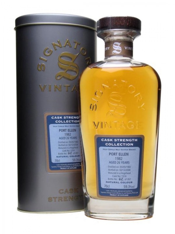 Port Ellen 1982 26 Year Old Signatory Cask Strength Collection