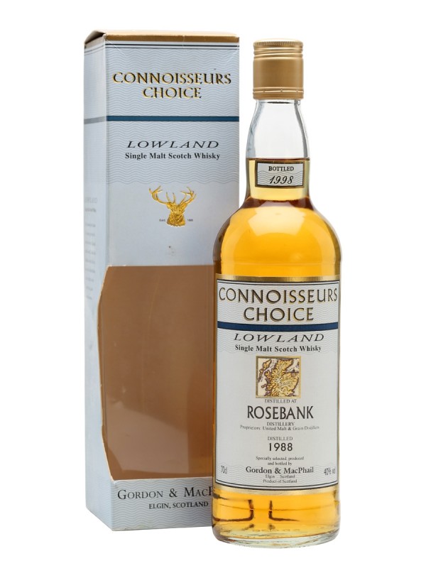 Rosebank 1988 Bottled 1998 Connoisseurs Choice Gordon & Macphail