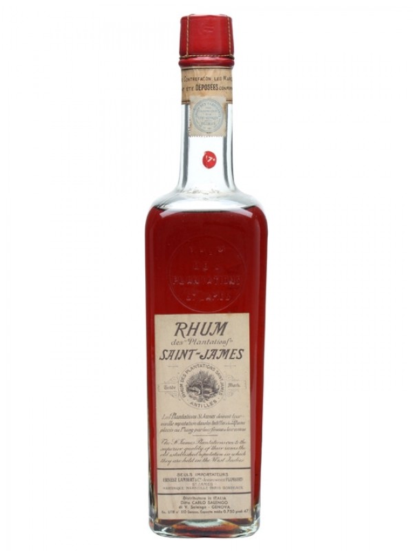 St James Rum Bottled 1950s