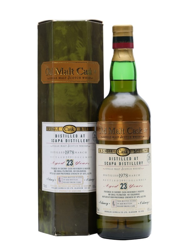 Scapa 1978 23 Year Old Sherry Cask Finish Douglas Laing Old Malt Cask