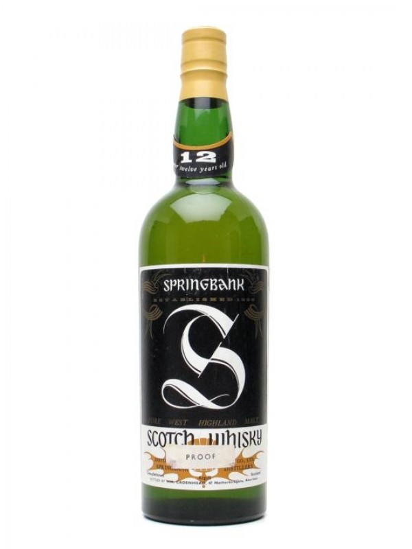 Springbank 12 Year Old Bottled 1970's Cadenhead's