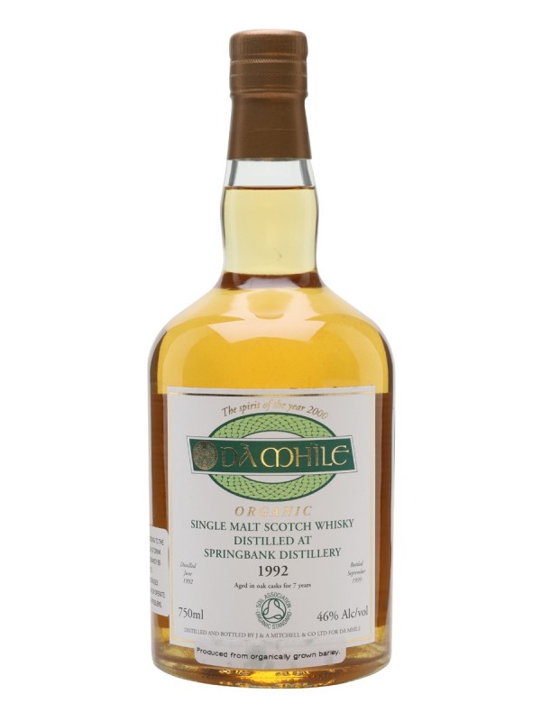 Springbank 1992 / 7 Year Old / Da Mhile Organic
