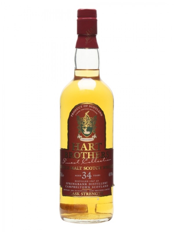 Springbank 1967 34 Year Old Hart Brothers