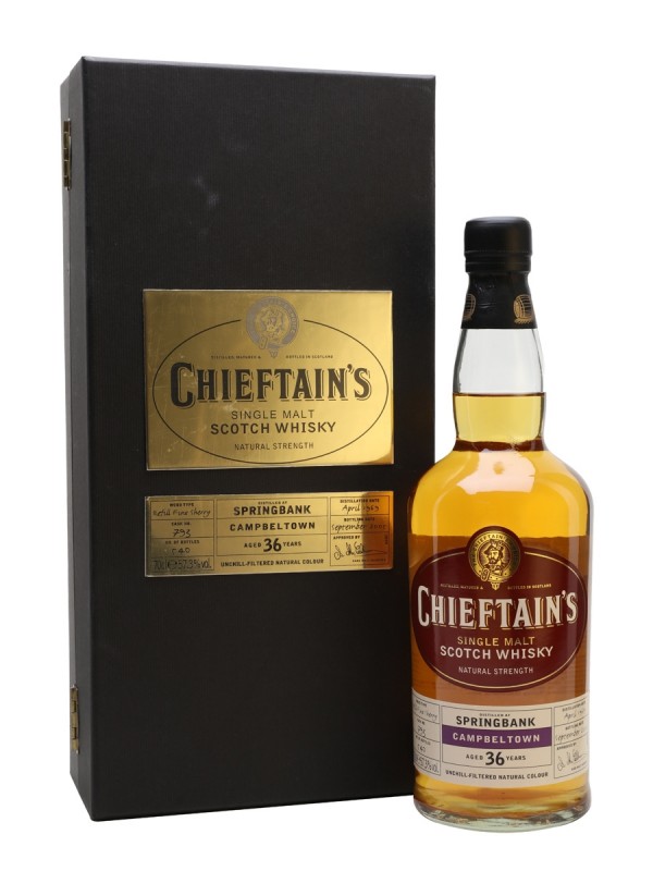 Springbank 1969 36 Year Old Chieftain's Choice Ian Macleod