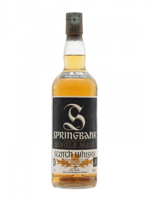 Springbank 12 Year Old Bottled 1980s