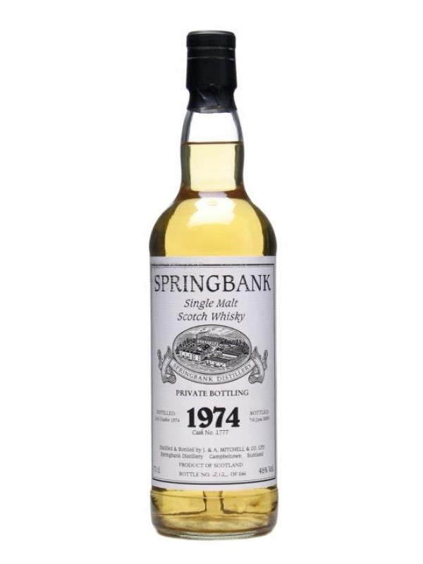 Springbank 1974 29 Year Old cask #1777