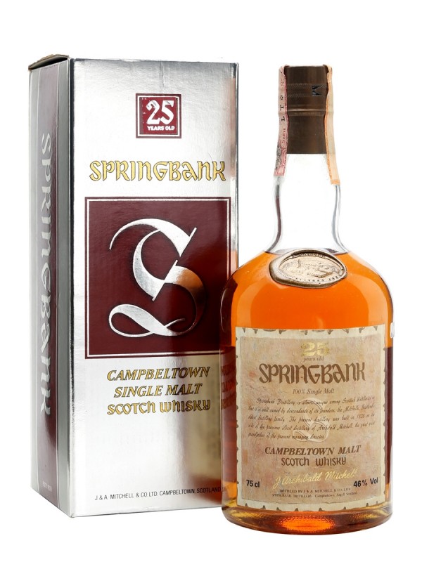 Springbank 25 Year Old Bottled 1980's