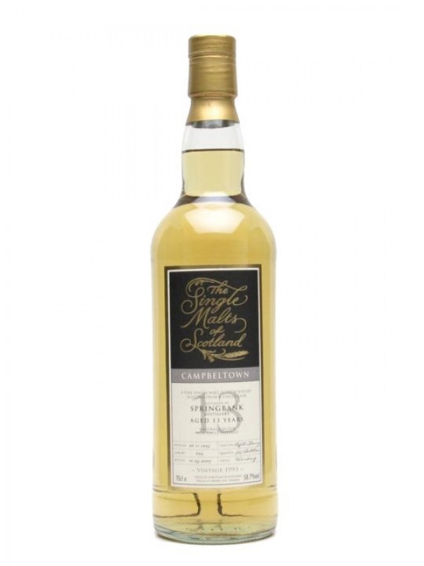 Springbank 1993 13 Year Old R. Sherry Butt Single Malts of Scotland