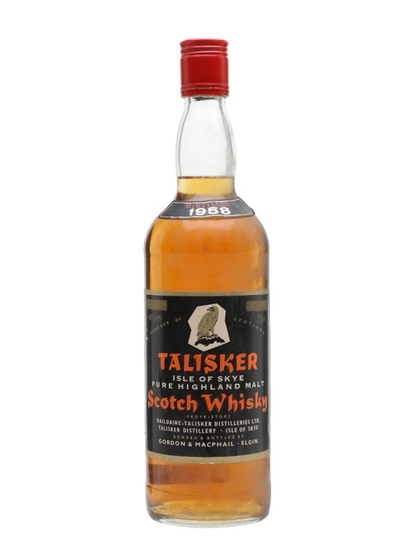 Talisker 1958 Black Label Bottled 1980's Gordon & Macphail