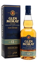 Glen Moray 12 Year Old Speyside Single Malt Scotch Whisky