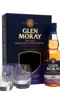 Glen Moray Port Cask Finish / Glass Set